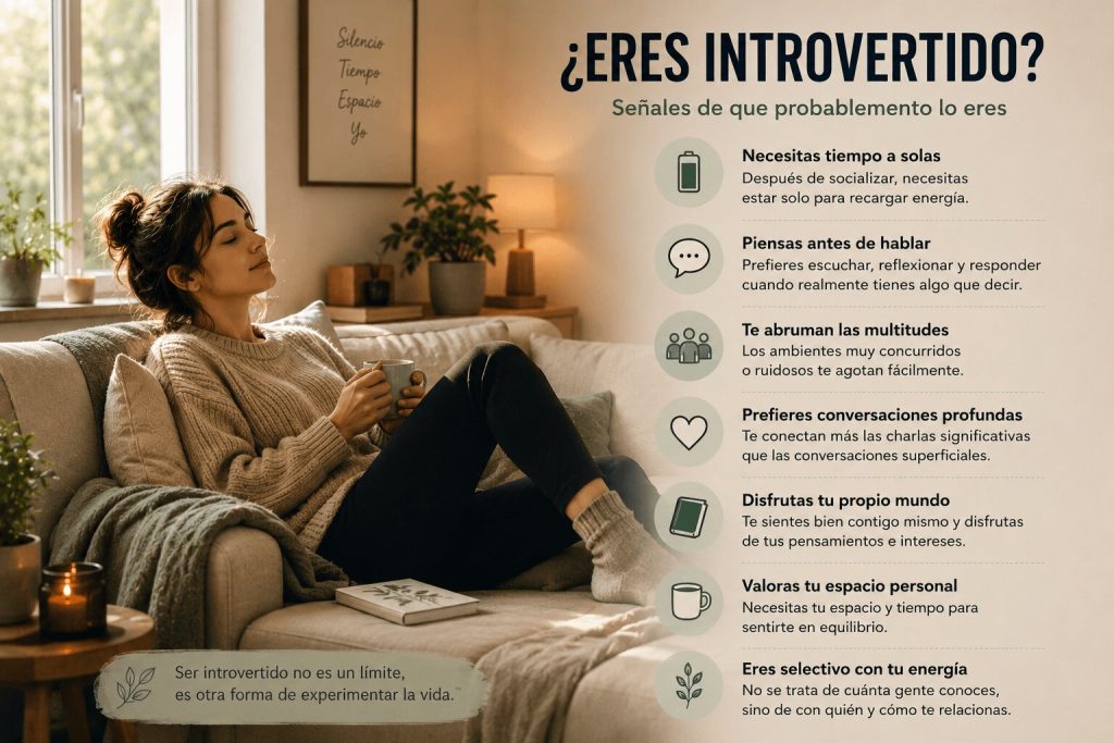 Señales de que eres introvertido